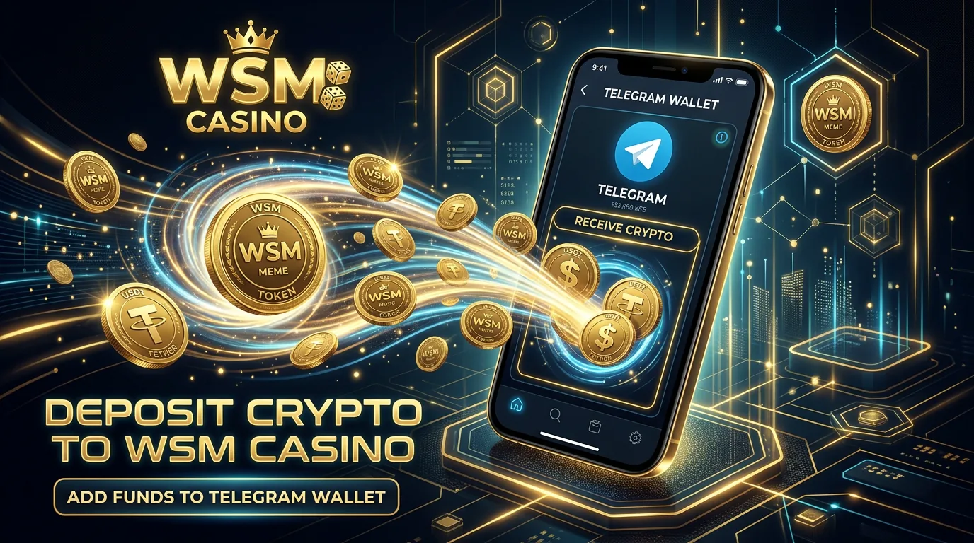 WSM Casino Depósitos Cripto y Registro Telegram sin KYC España
